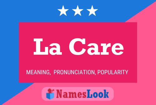 ملصق اسم La Care