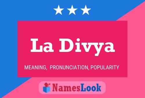 ملصق اسم La Divya