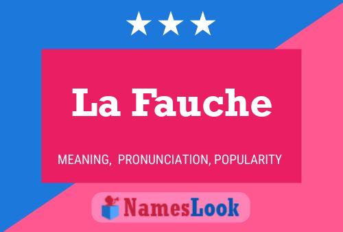 ملصق اسم La Fauche