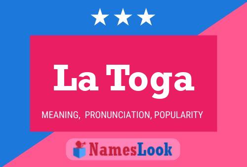 ملصق اسم La Toga