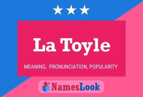 ملصق اسم La Toyle