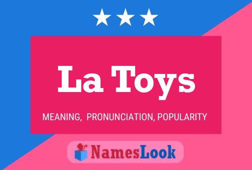 ملصق اسم La Toys