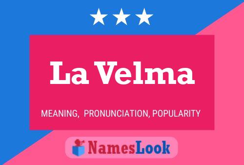 ملصق اسم La Velma