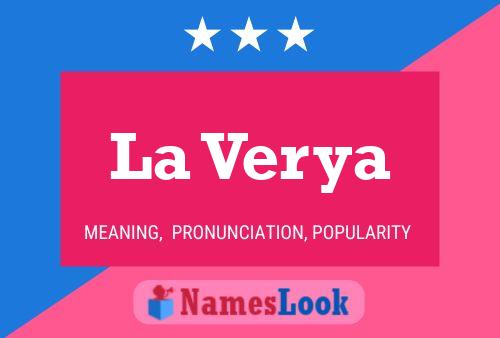 ملصق اسم La Verya