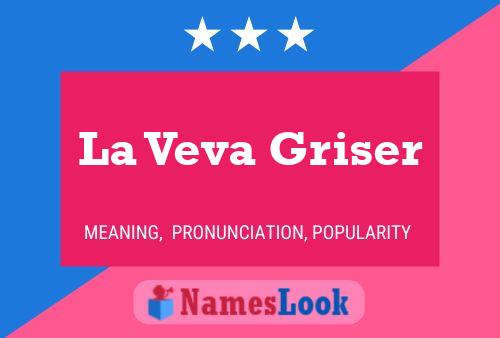 ملصق اسم La Veva Griser