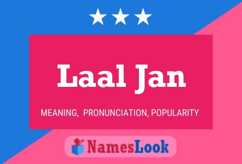 ملصق اسم Laal Jan