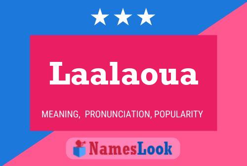 ملصق اسم Laalaoua