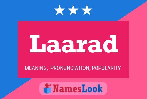 ملصق اسم Laarad