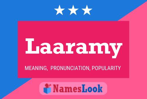 ملصق اسم Laaramy