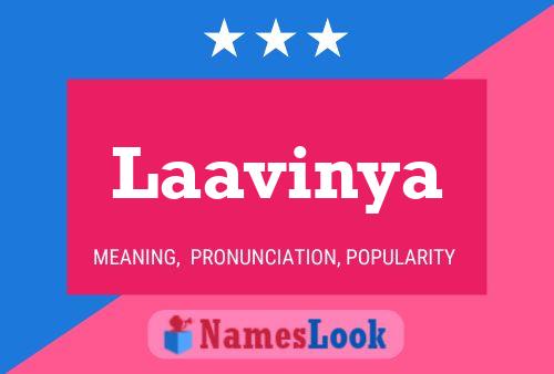 ملصق اسم Laavinya