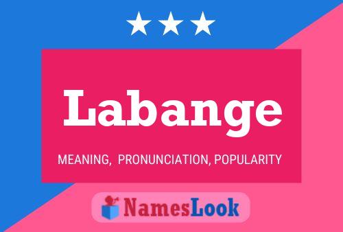 ملصق اسم Labange