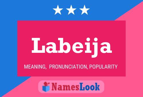 ملصق اسم Labeija