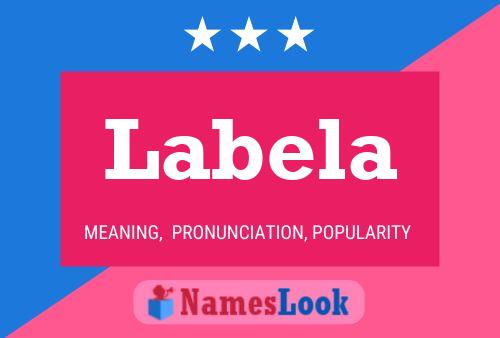 ملصق اسم Labela