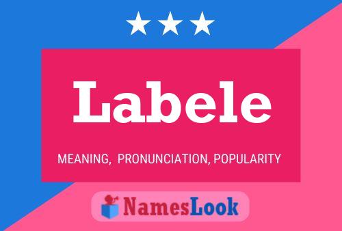 ملصق اسم Labele