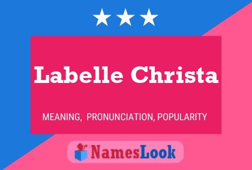 ملصق اسم Labelle Christa