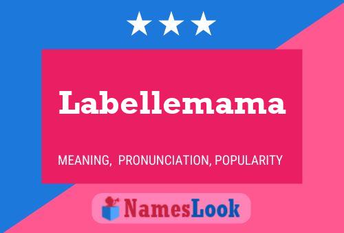 ملصق اسم Labellemama