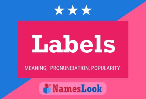 ملصق اسم Labels