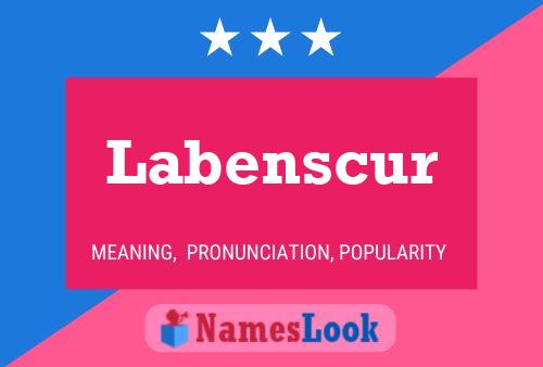 ملصق اسم Labenscur