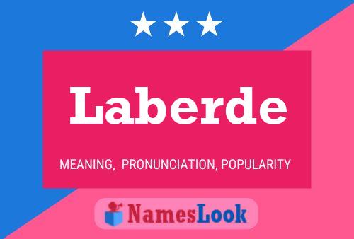 ملصق اسم Laberde