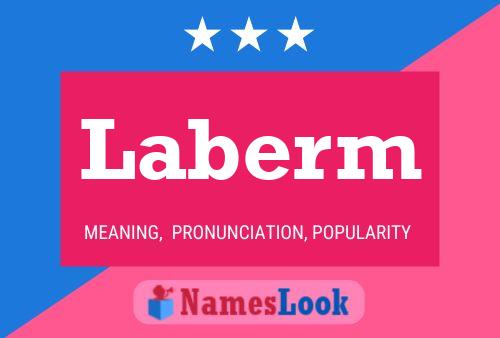 ملصق اسم Laberm