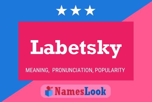 ملصق اسم Labetsky