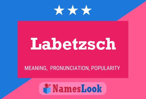 ملصق اسم Labetzsch