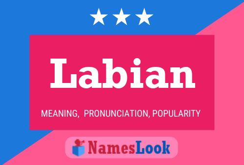 ملصق اسم Labian