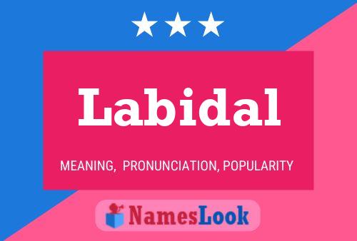 ملصق اسم Labidal