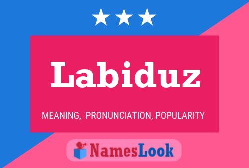 ملصق اسم Labiduz