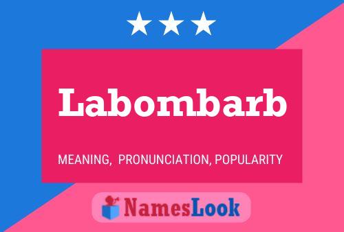 ملصق اسم Labombarb