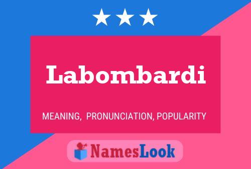 ملصق اسم Labombardi