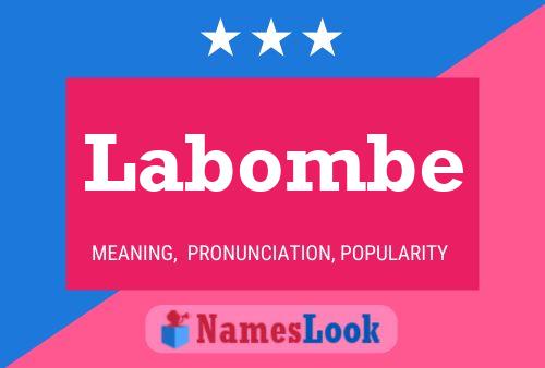 ملصق اسم Labombe