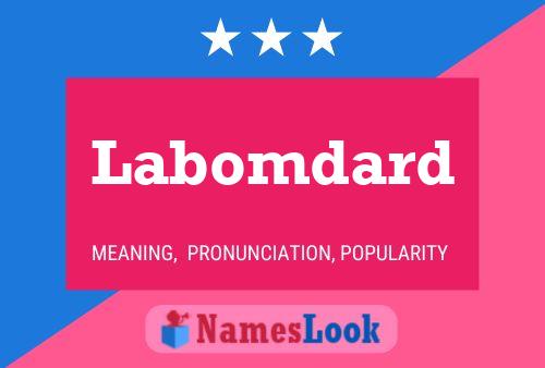 ملصق اسم Labomdard