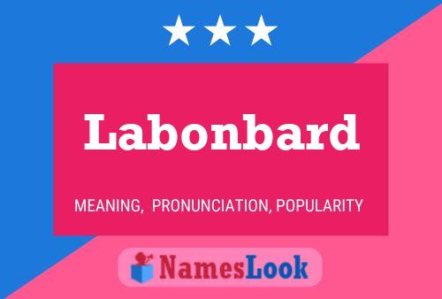 ملصق اسم Labonbard