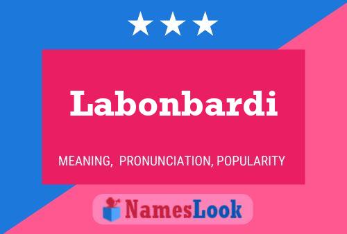 ملصق اسم Labonbardi