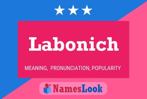 ملصق اسم Labonich