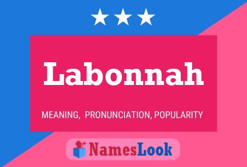 ملصق اسم Labonnah