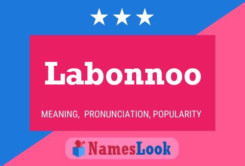 ملصق اسم Labonnoo