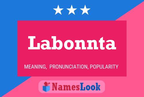 ملصق اسم Labonnta