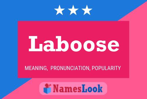 ملصق اسم Laboose