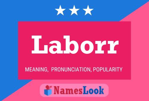 ملصق اسم Laborr