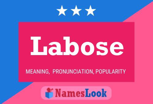 ملصق اسم Labose