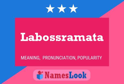 ملصق اسم Labossramata