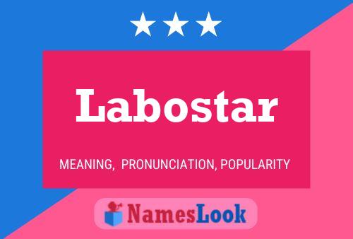 ملصق اسم Labostar