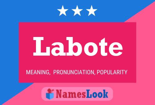 ملصق اسم Labote