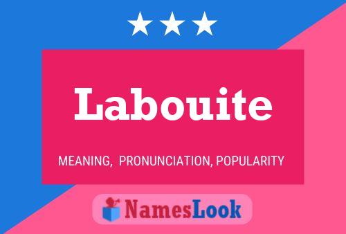 ملصق اسم Labouite