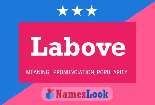 ملصق اسم Labove