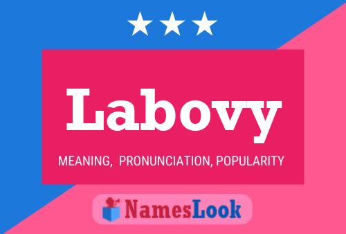 ملصق اسم Labovy