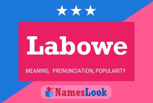 ملصق اسم Labowe