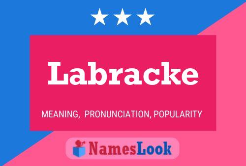 ملصق اسم Labracke